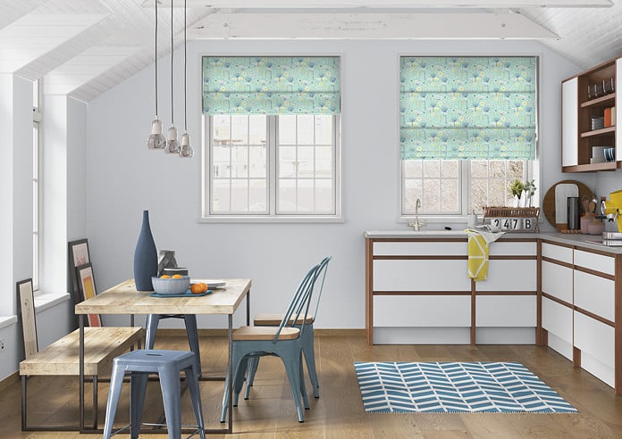 Bergen, Seafoam - Twist&Fit Roman Blind - Image 5